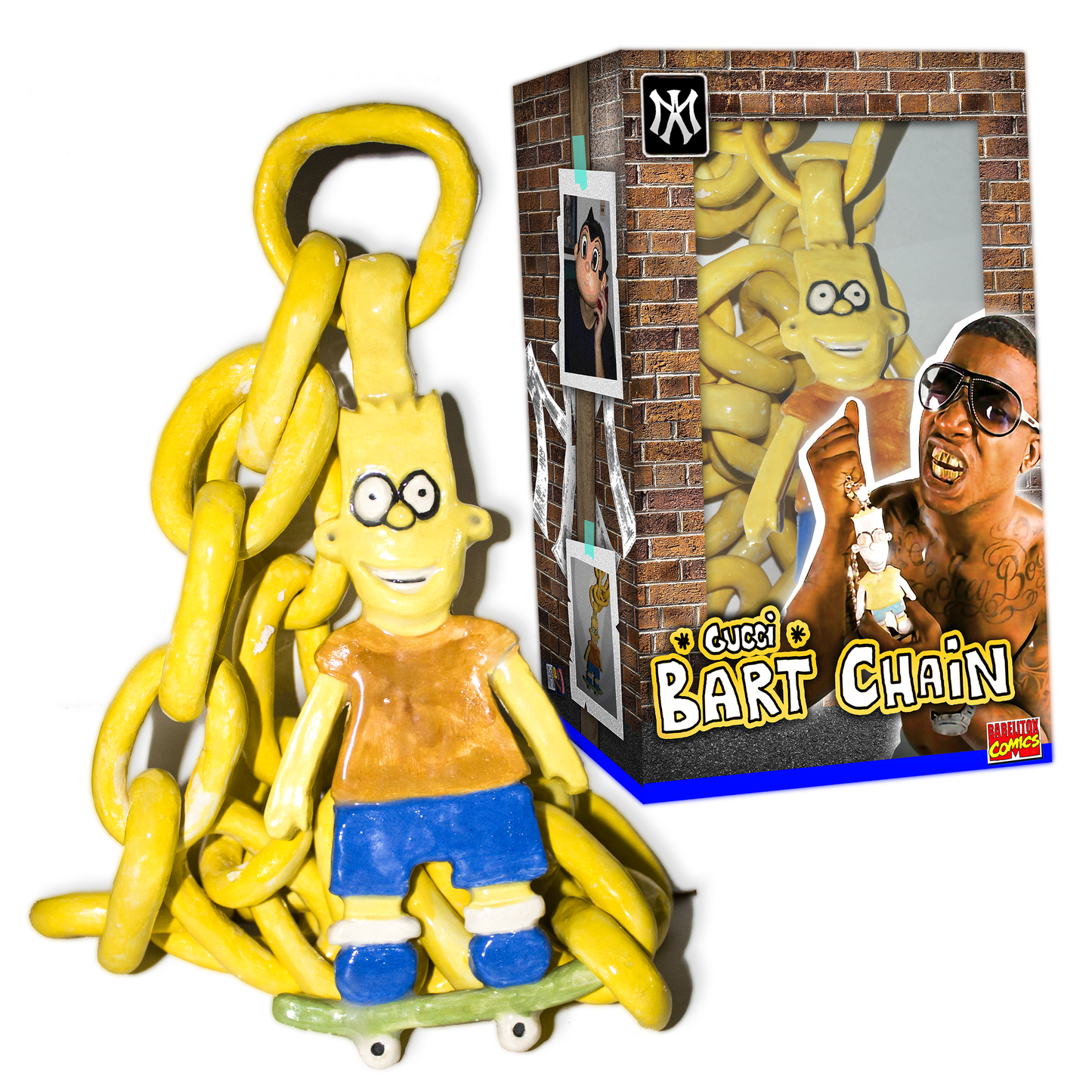 (2025) GUCCI BART CHAIN on clay ceramic